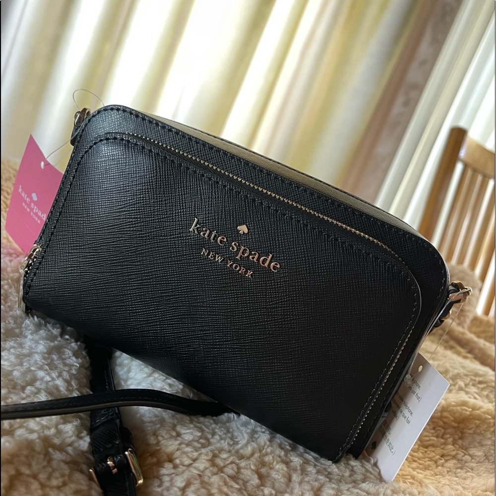 SOLD~ Kate Spade Black Crossbod Camera Bag